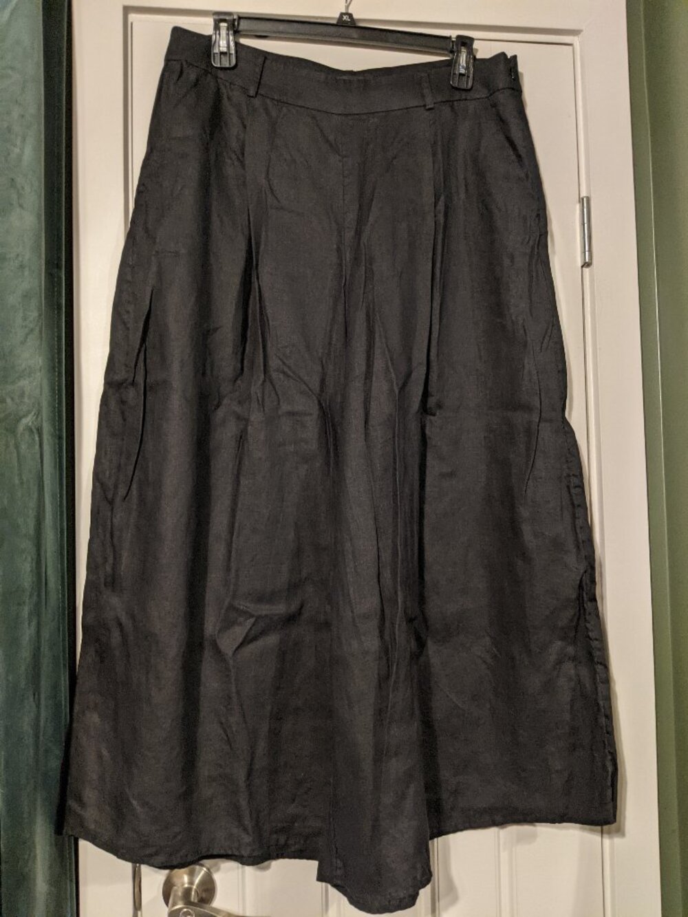 Banana Republic black linen pants size 18